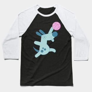 Puppy playing basketball Baseball T-Shirt